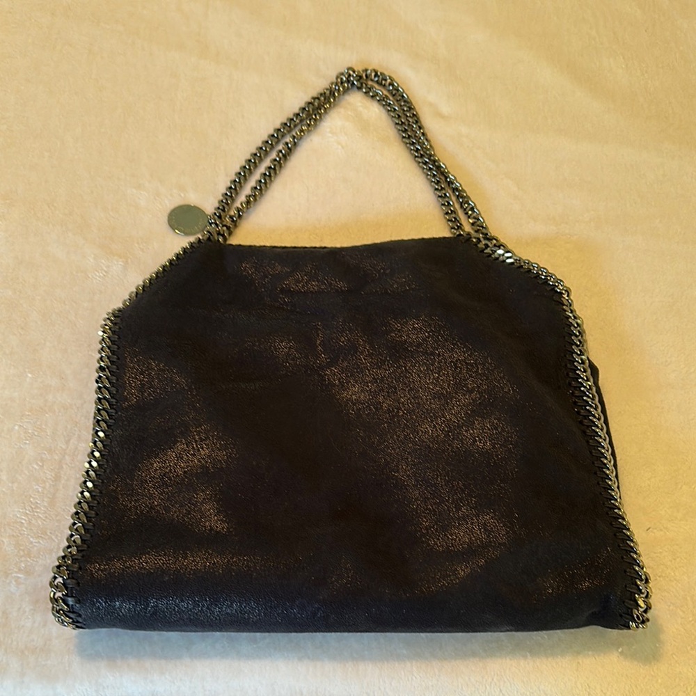 Stella McCartney Falabella Black Chain-Trimmed Women's Tote bag